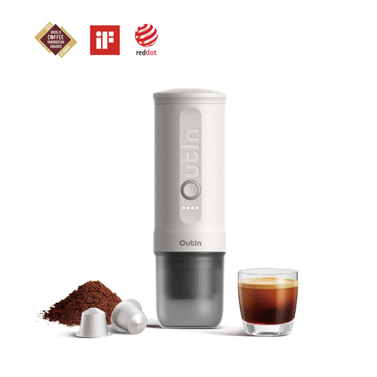 Nano Portable Espresso Machine (Pearl White) - steven wick