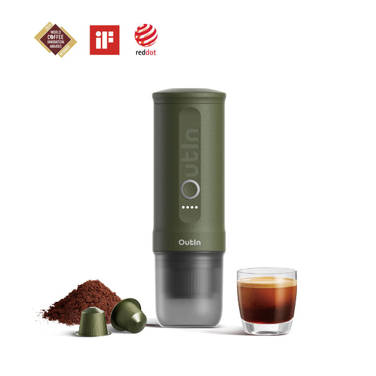 Nano Portable Espresso Machine (Forest Green) - steven wick