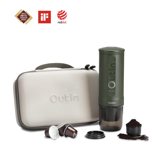 Traveler Espresso Gift Set (Forest Green) - steven wick