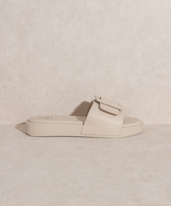 Daisy Single Buckle Slide - steven wick