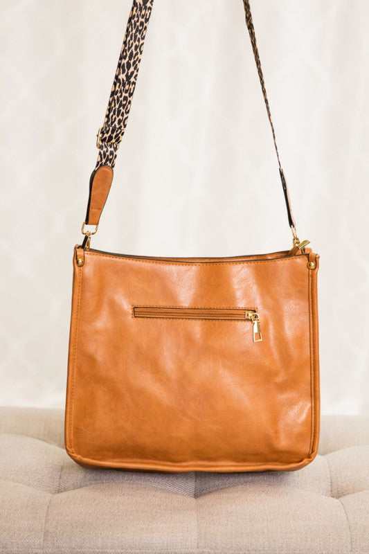 Crossbody Handbag Purse Leopard Animal Strap - steven wick