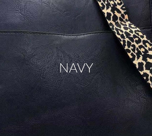Crossbody Handbag Purse Leopard Animal Strap - steven wick