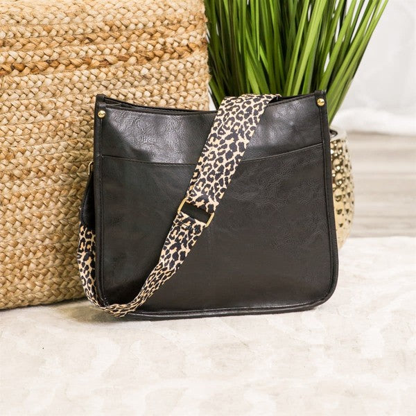 Crossbody Handbag Purse Leopard Animal Strap - steven wick