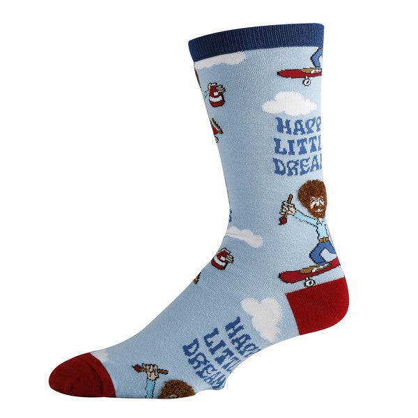 Happy Little Dreams - Mens Crew Socks - steven wick