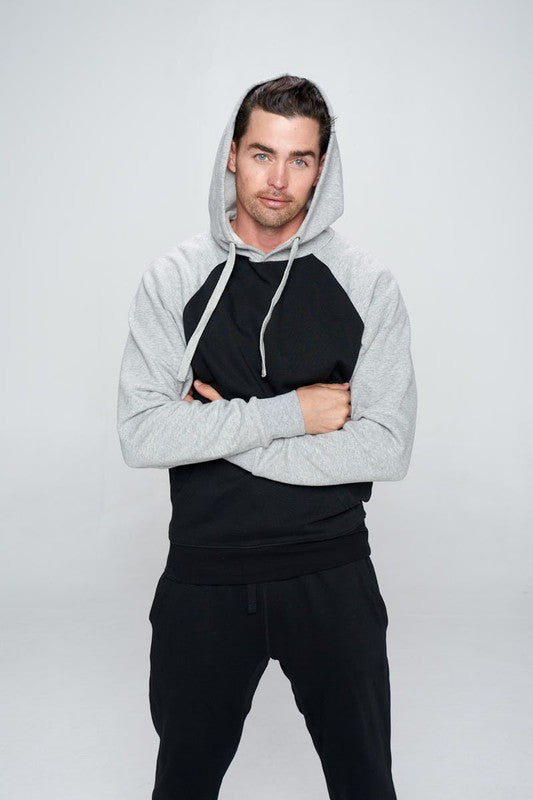 Men's Denim Jacket with Fleece Hoodies - steven wick