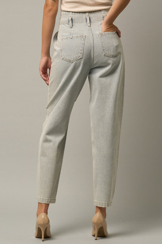 Super High Waist Balloon Jeans - steven wick