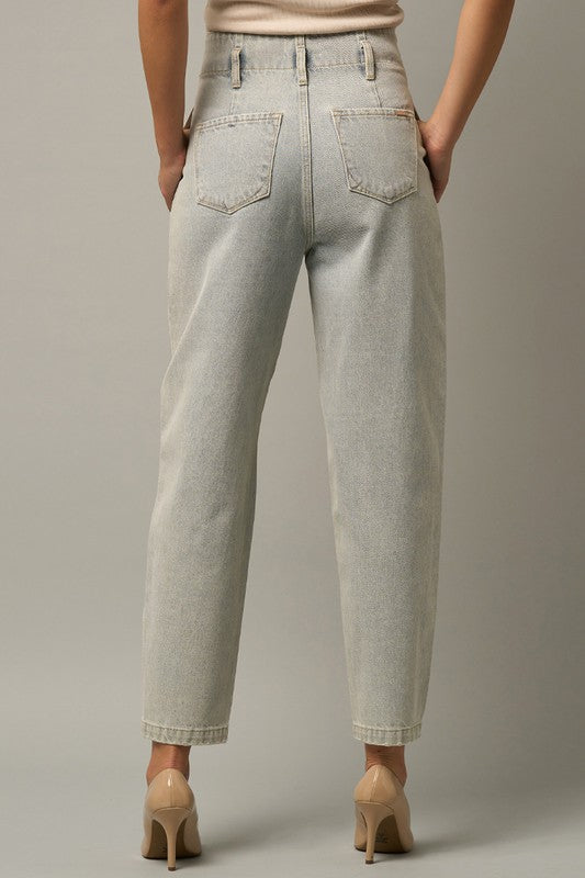 Super High Waist Balloon Jeans - steven wick