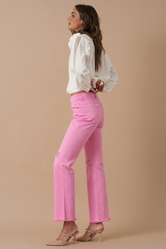 HIGH RISE SLIM STRAIGHT - steven wick
