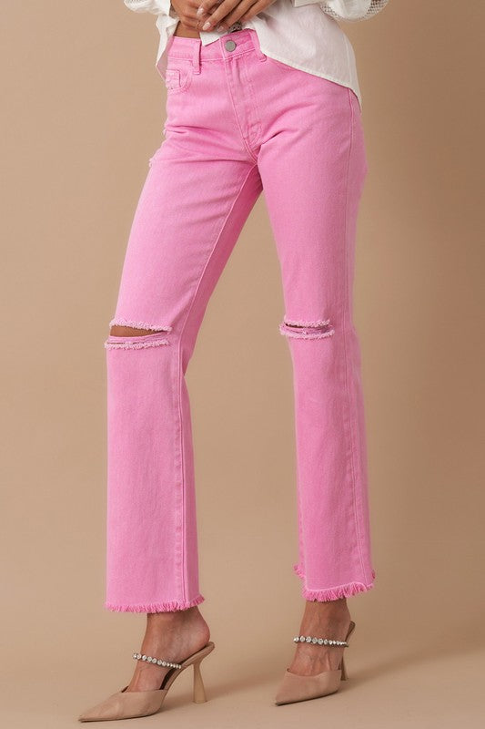 HIGH RISE SLIM STRAIGHT - steven wick