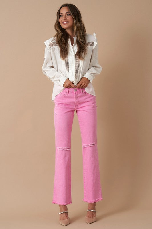 HIGH RISE SLIM STRAIGHT - steven wick