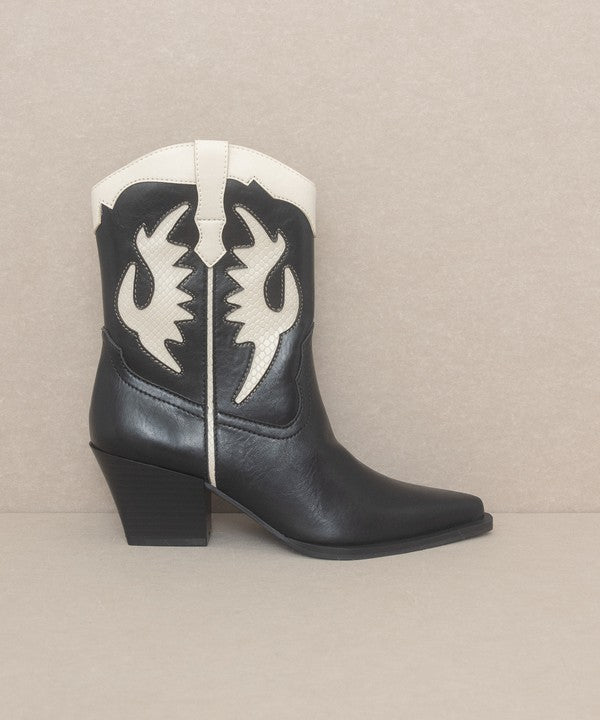 Houston Layered Panel Cowboy Boots - steven wick