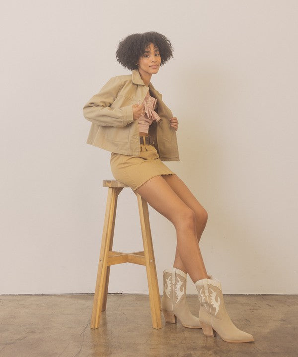 Houston Layered Panel Cowboy Boots - steven wick