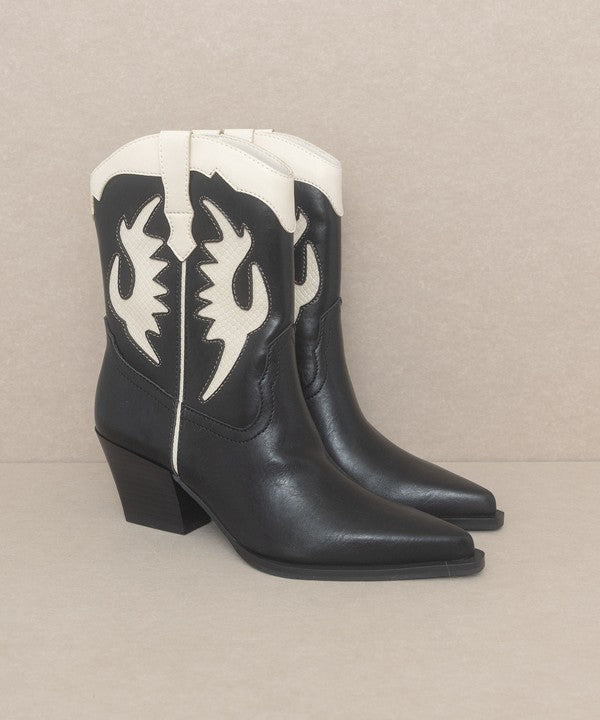 Houston Layered Panel Cowboy Boots - steven wick