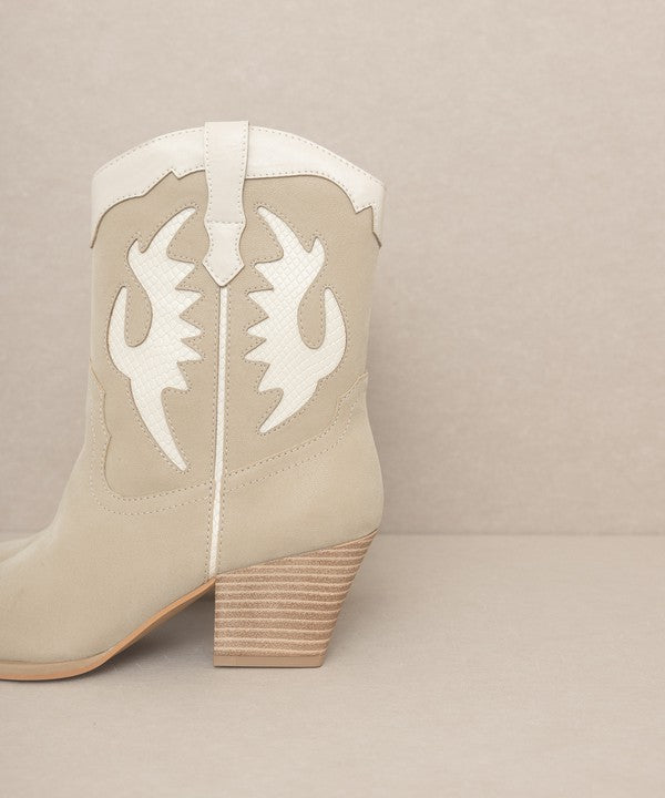 Houston Layered Panel Cowboy Boots - steven wick