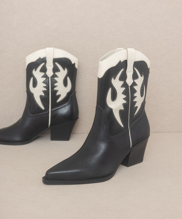 Houston Layered Panel Cowboy Boots - steven wick