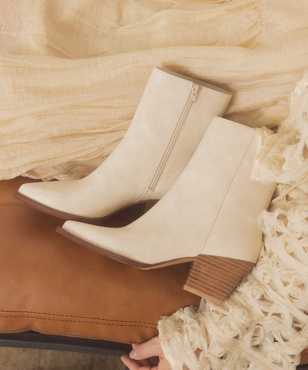 Miley Alligator Print Booties - steven wick