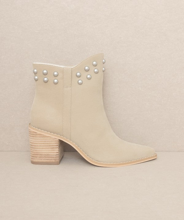 OASIS SOCIETY Alofi - Studded Collar Booties - steven wick