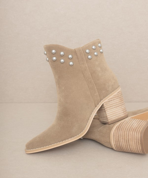 OASIS SOCIETY Alofi - Studded Collar Booties - steven wick
