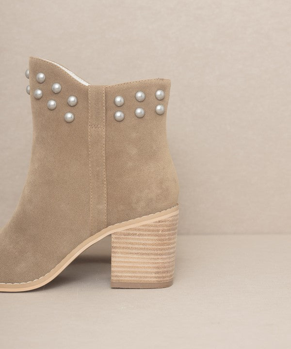 OASIS SOCIETY Alofi - Studded Collar Booties - steven wick