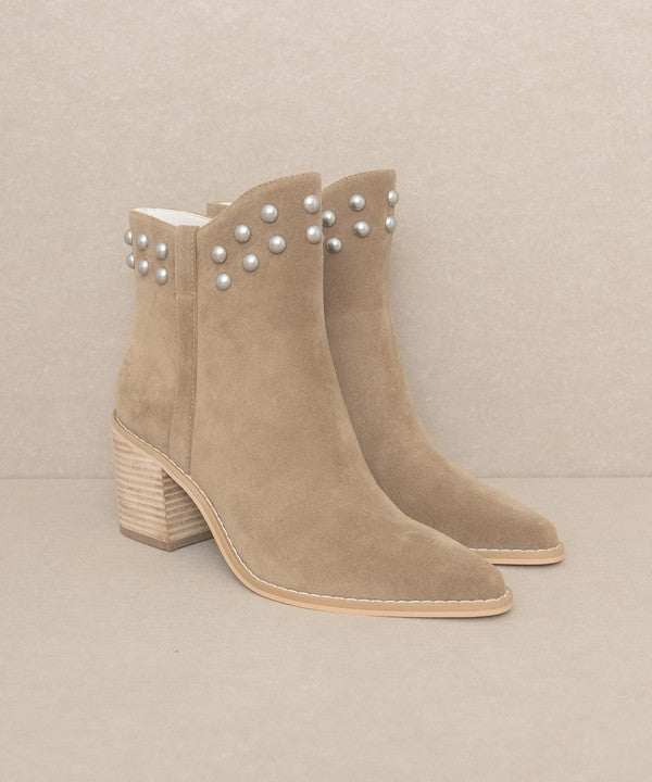 OASIS SOCIETY Alofi - Studded Collar Booties - steven wick