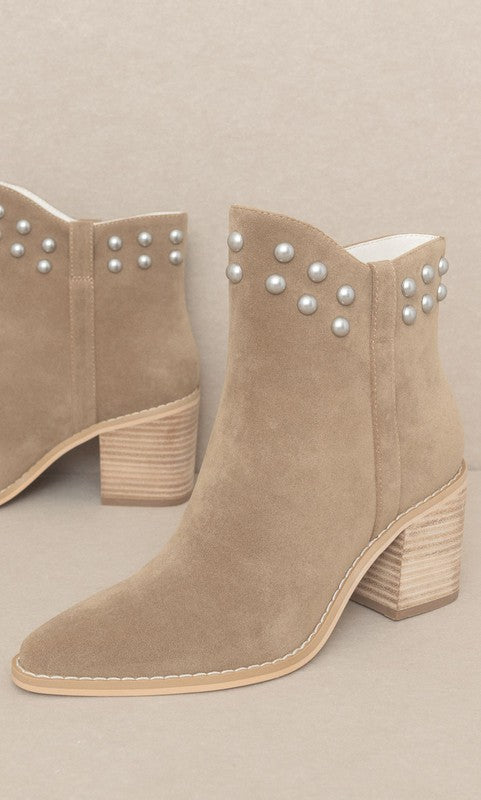 OASIS SOCIETY Alofi - Studded Collar Booties - steven wick