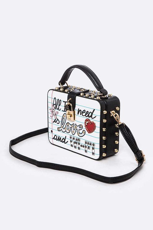 QUEEN LOVE Iconic Top Handle Box Swing Bag - steven wick