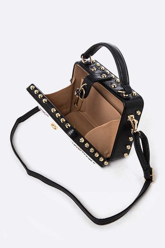 QUEEN LOVE Iconic Top Handle Box Swing Bag - steven wick