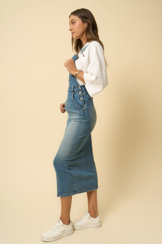 OVERALL LONG SKIRT - steven wick