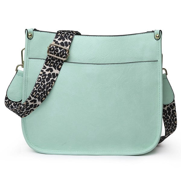 Crossbody Handbag Purse Leopard Animal Strap - steven wick
