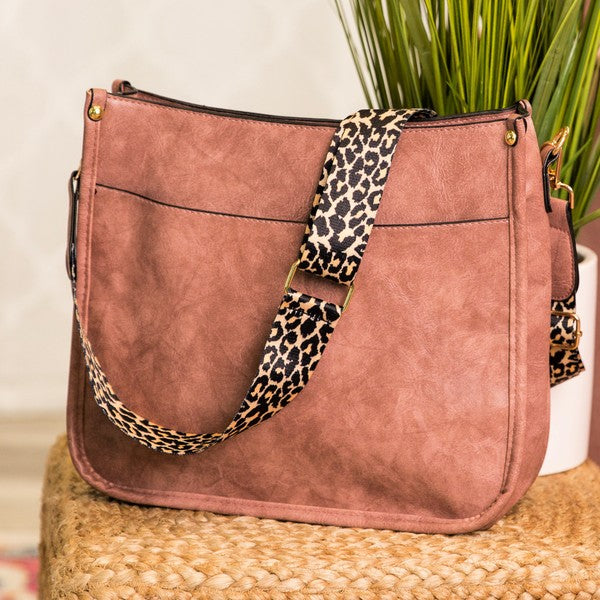 Crossbody Handbag Purse Leopard Animal Strap - steven wick