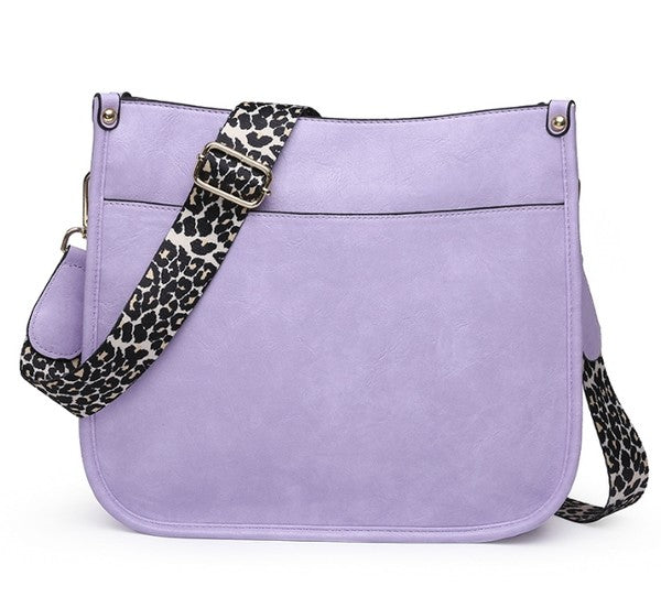 Crossbody Handbag Purse Leopard Animal Strap - steven wick