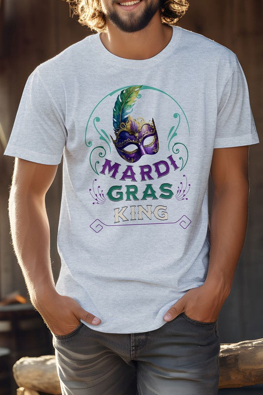 Mardi Gras King Unisex Graphic Tee - steven wick