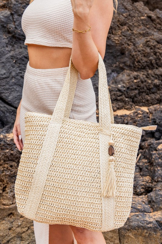 Izola Carry All Tassel Tote - steven wick