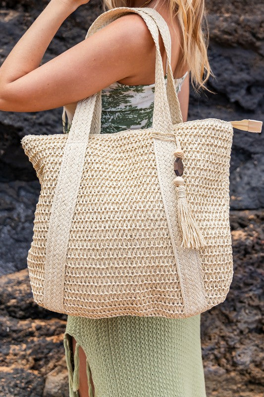 Izola Carry All Tassel Tote - steven wick
