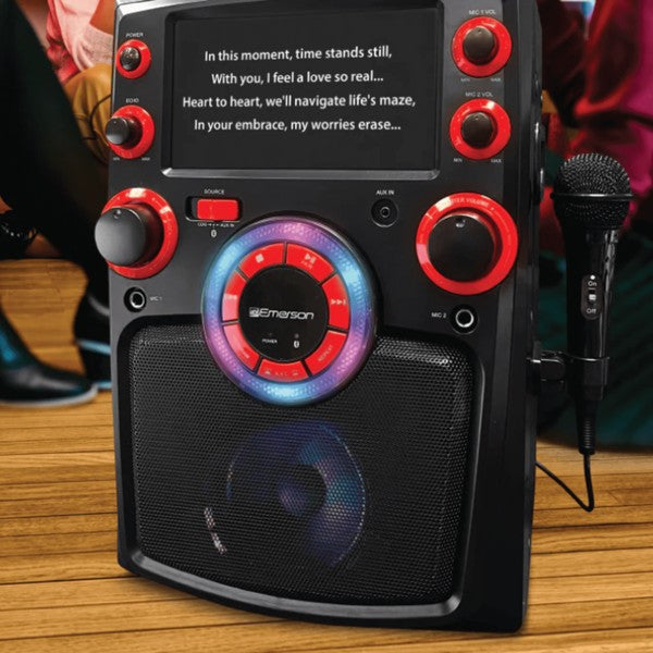 Emerson Portable Bluetooth Karaoke System - steven wick
