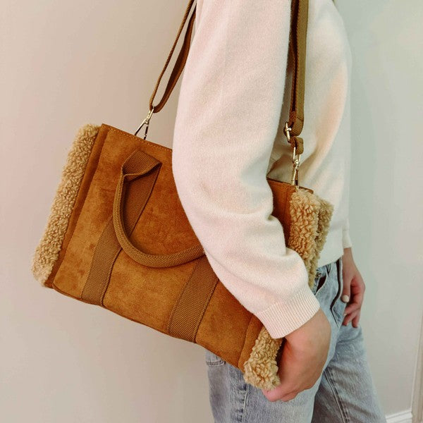 Tote Crossbody Bag With Handles - steven wick