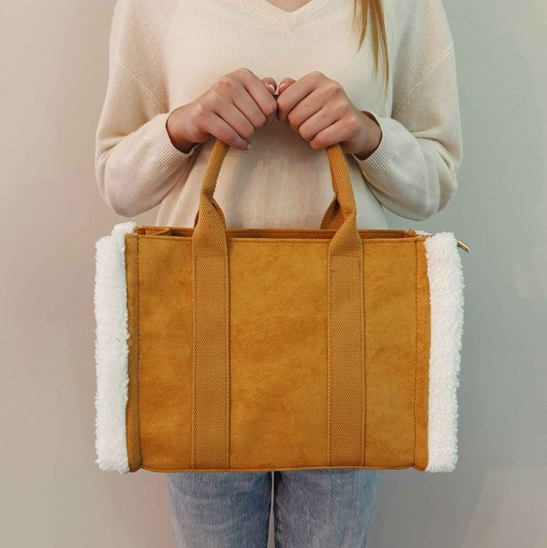 Tote Crossbody Bag With Handles - steven wick