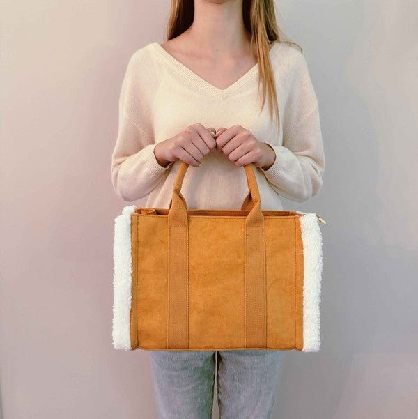 Tote Crossbody Bag With Handles - steven wick