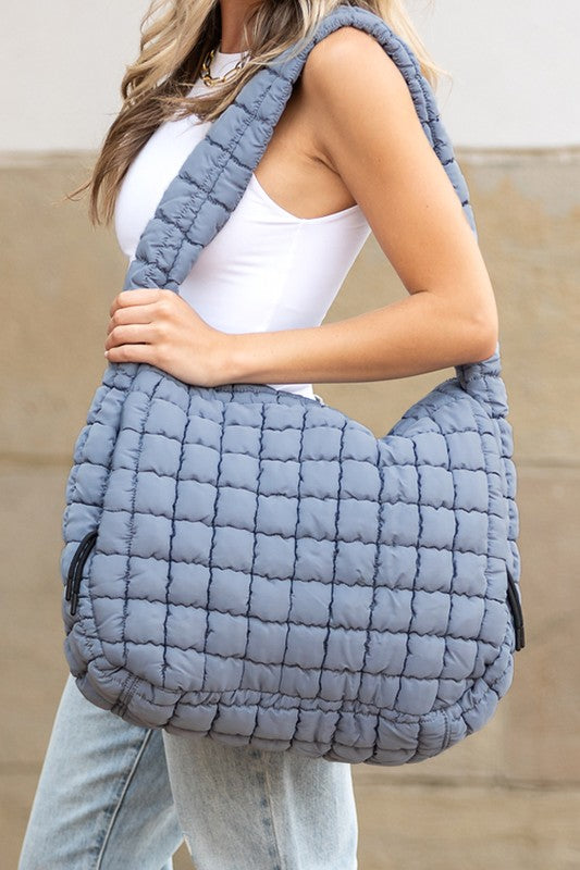 Taylor Quilted Puffer Tote - steven wick