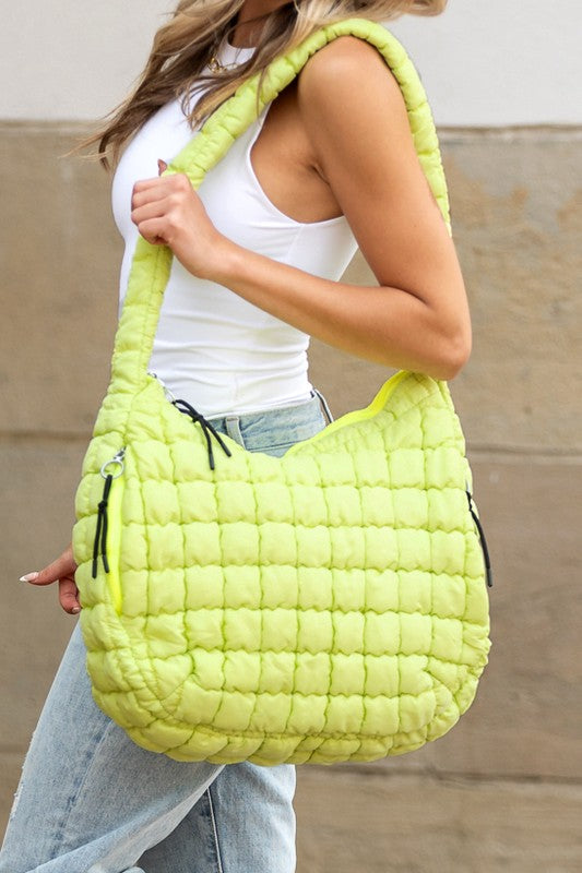 Taylor Quilted Puffer Tote - steven wick