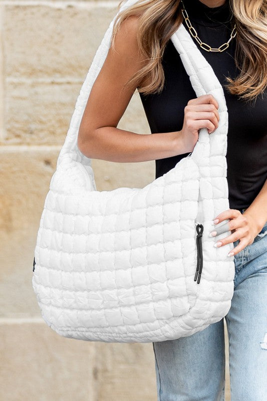 Taylor Quilted Puffer Tote - steven wick