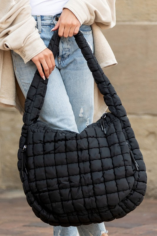 Taylor Quilted Puffer Tote - steven wick