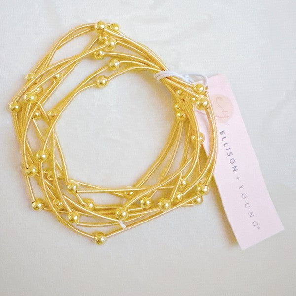 Balls And Beads Stretch Bracelet Set Of 8 - steven wick