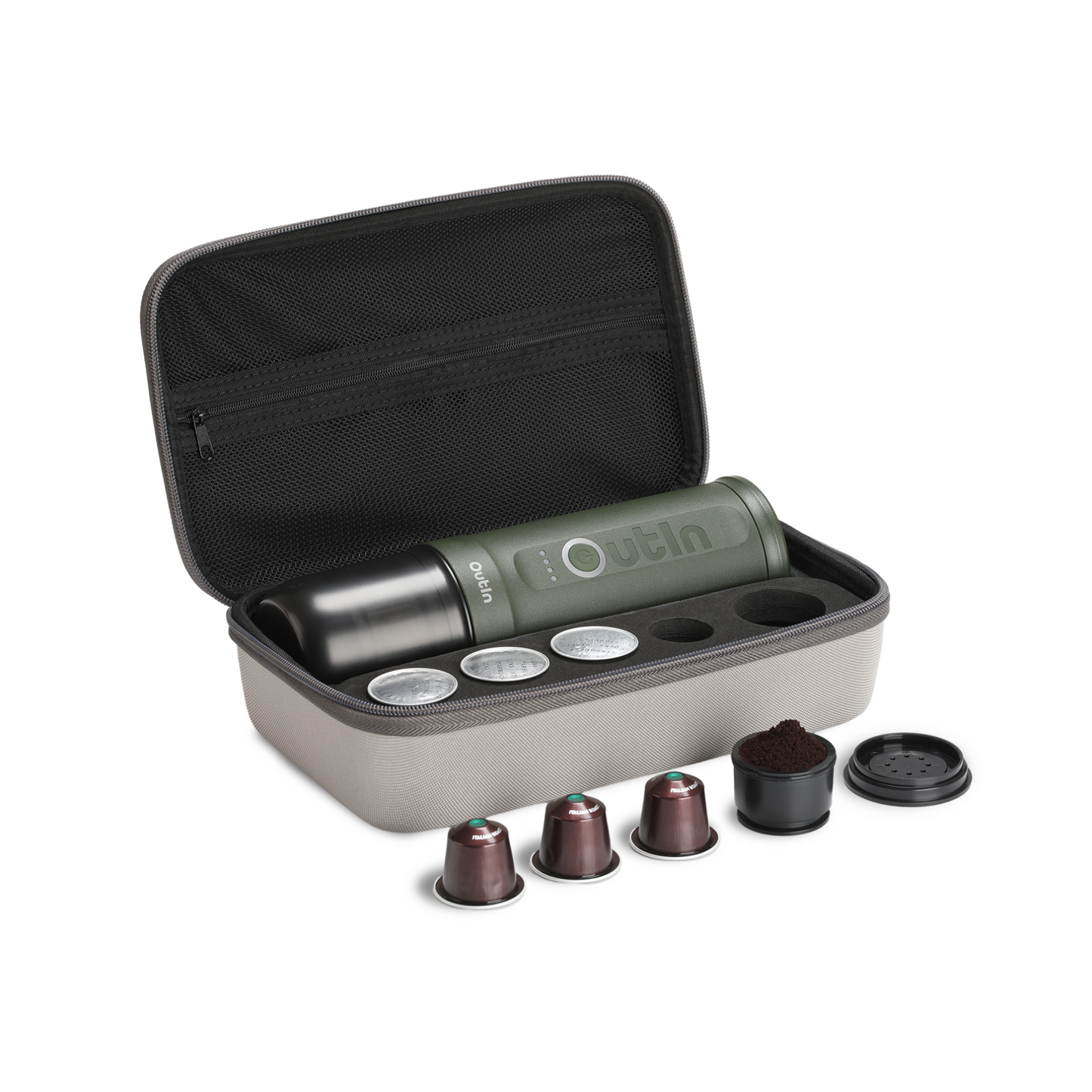 Traveler Espresso Gift Set (Forest Green) - steven wick