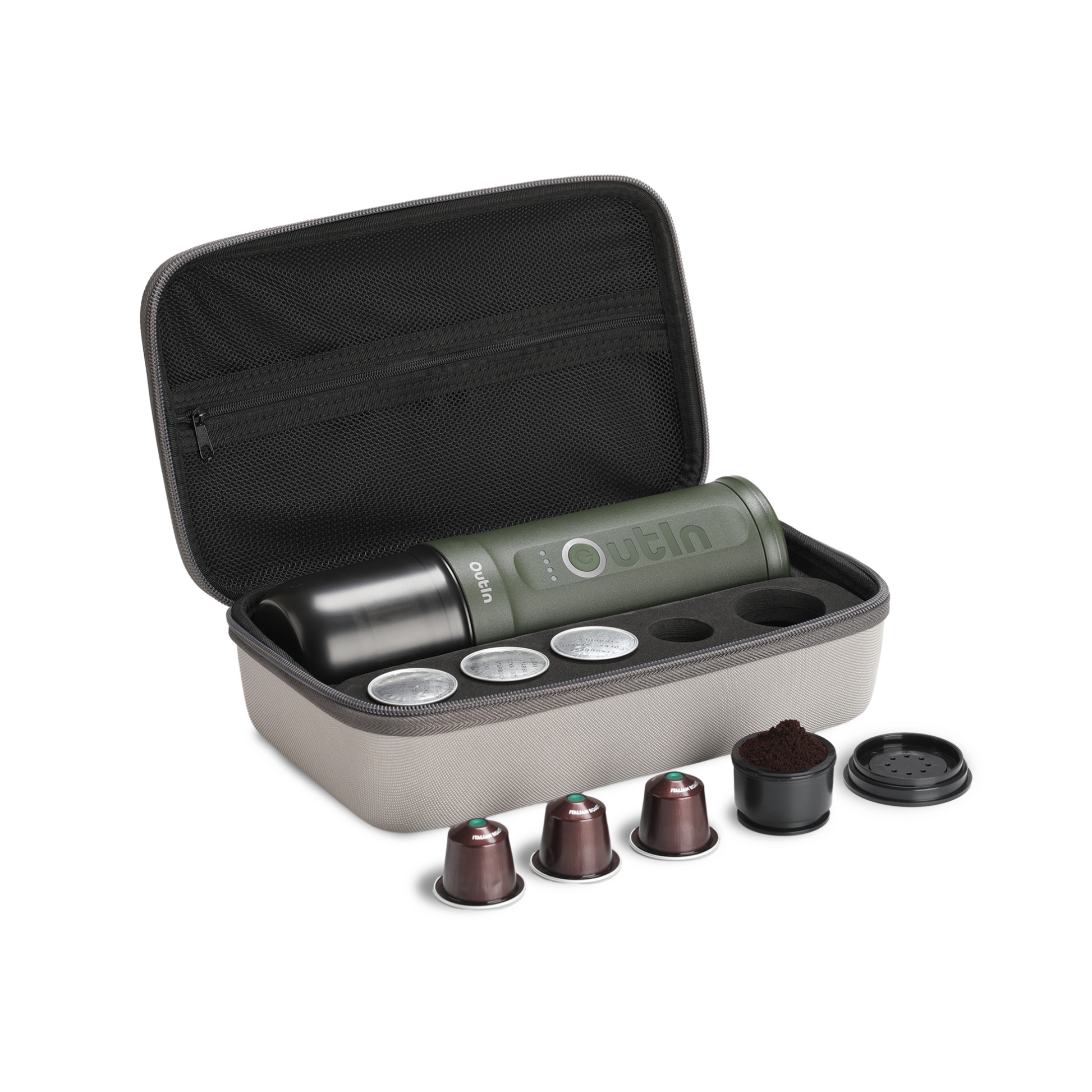 Traveler Espresso Gift Set (Forest Green) - steven wick
