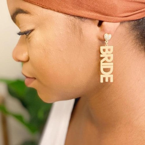Say I Do Bride Earrings - steven wick