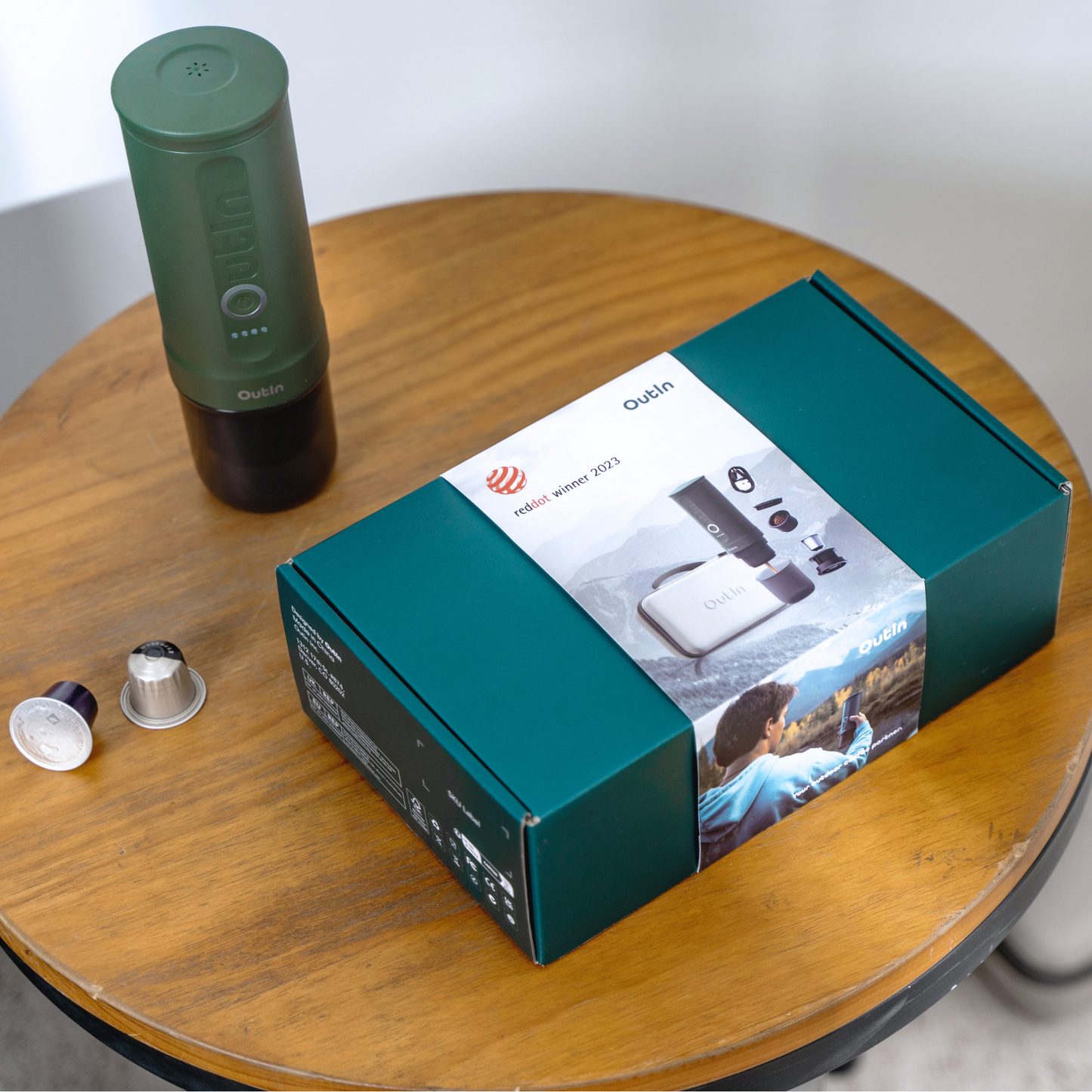 Traveler Espresso Gift Set (Forest Green) - steven wick