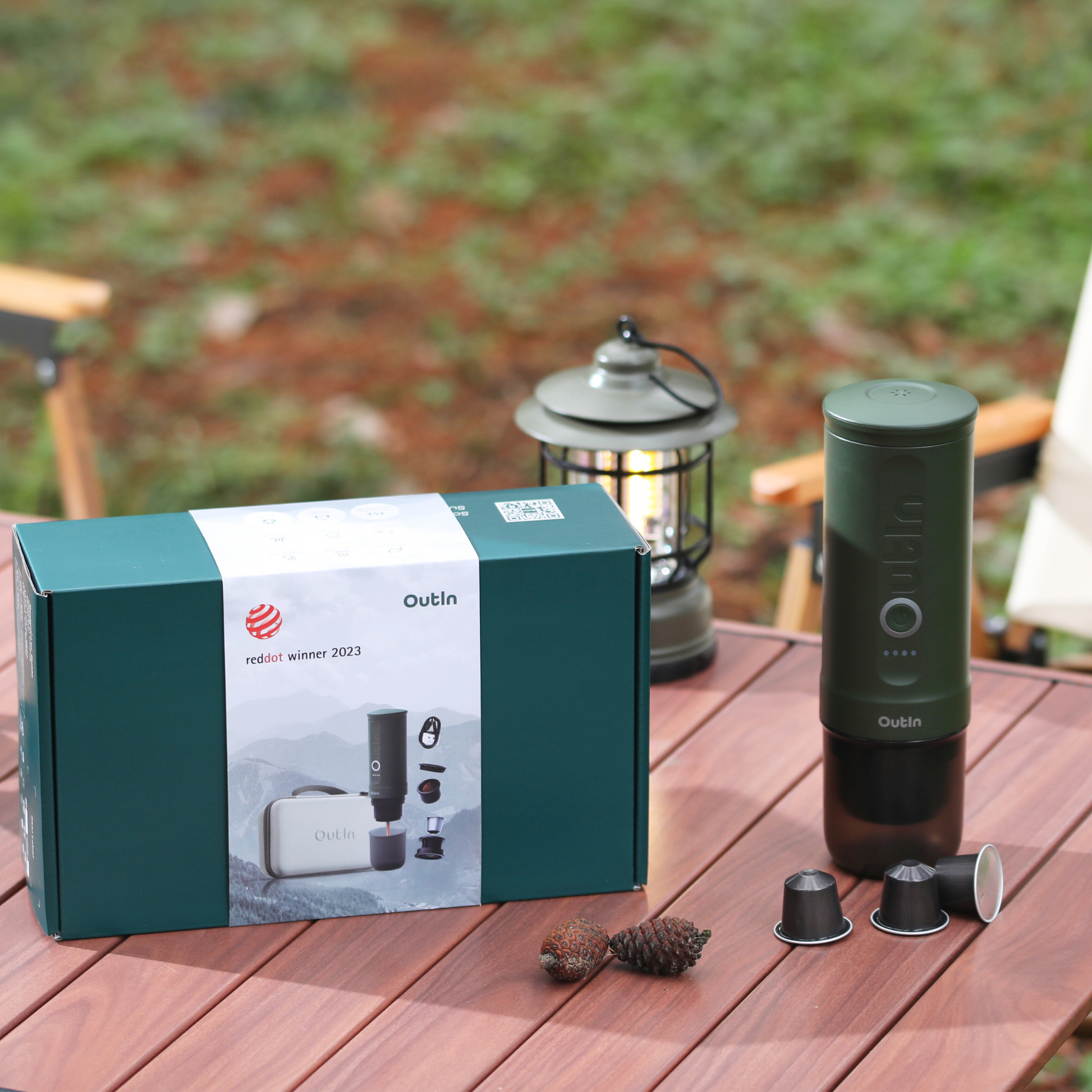 Traveler Espresso Gift Set (Forest Green) - steven wick