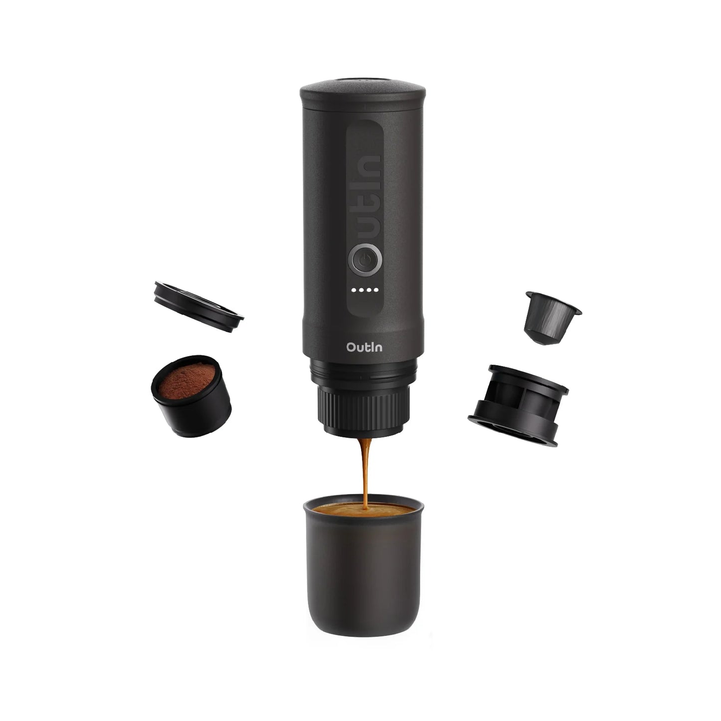 Nano Portable Espresso Machine (Space Grey) - steven wick
