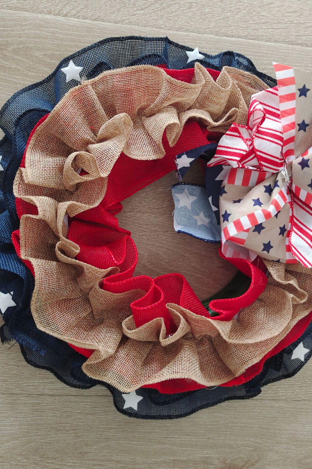 Independence Day Knit Wall Wreath - steven wick